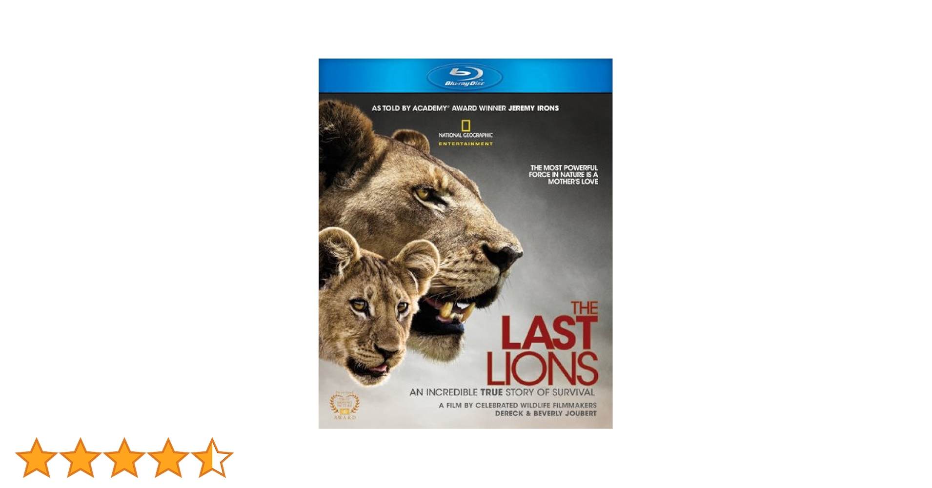 Last Lions [Blu-ray] [2011] [US Import]: Amazon.co.uk: Irons